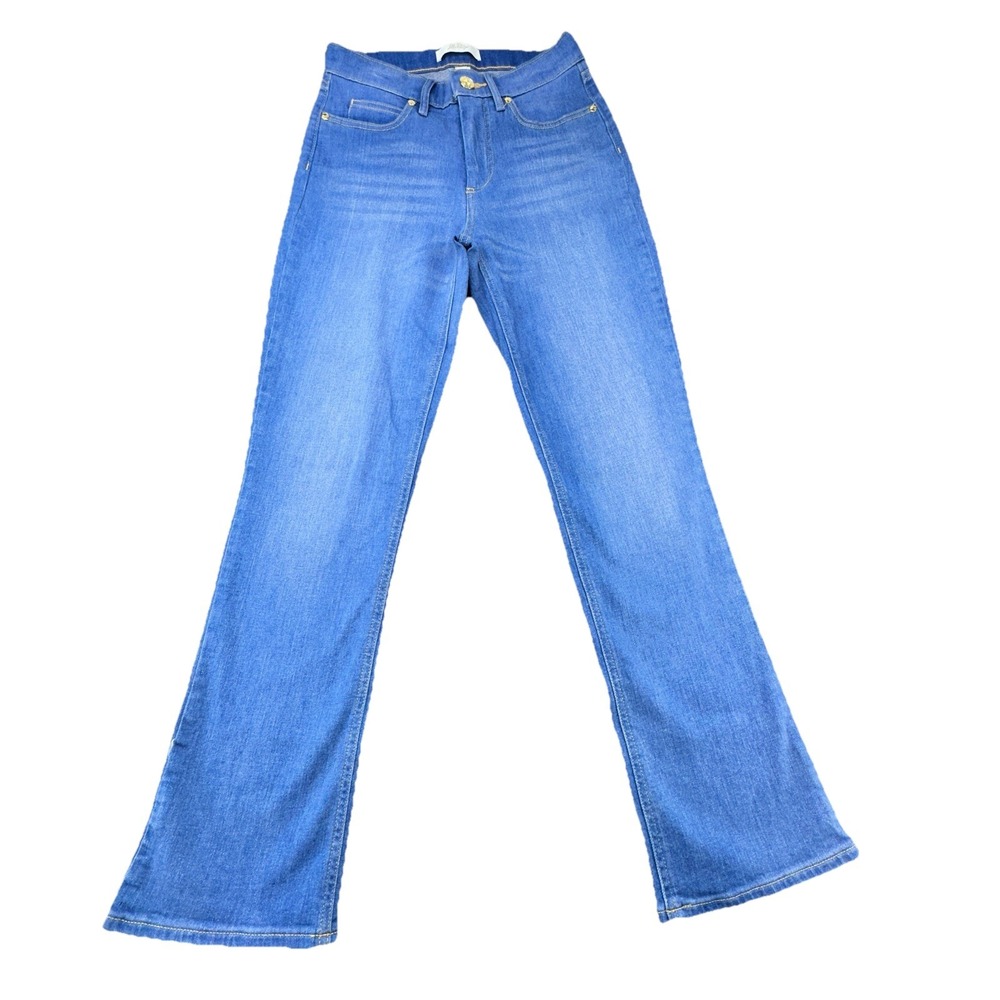 Lilly Pulitzer Womens Bootcut Jeans Size 0 Blue Stretch Denim New With‎ Tags